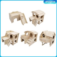 [Ahagexa] Hamster House and Hideout Play Toy for Dwarf Hamster Gerbils Mouse