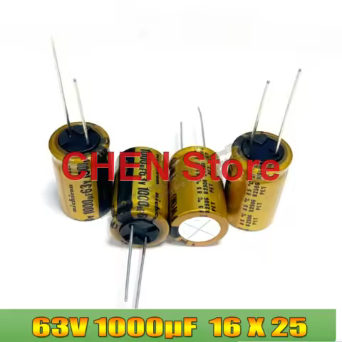 4PCS/lot NEW NICHICON FW 1000UF 63V 16X25MM 85c Electrolytic Capacitor 63V1000UF UFW1J102M Free Ship