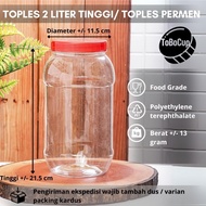CONTENTS 6 PCS 2 LITER TALL ROUND JARS/ SKIN CRACKER JARS 2 LITER TALL JARS