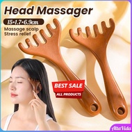 Alta 6-Claws Head Massager Meridian Dredging Head Scalp Massager Scraper Massage Comb