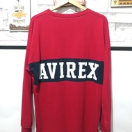 Avirex USA Original Sweater Edition bkn Jaket Kulit Baseball Bomber