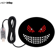 iriisy Devils Eye Car LED Decorative Light Rear Window Warning Light Devil Eye Atmosphere Light Car