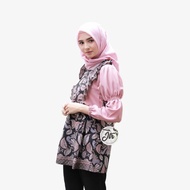 blouse batik wanita original blouse lengan balon blouse batik modern