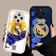 GK-74 Real Madrid Black and White Silicone Casing for Xiaomi Redmi Realme poco 13 C61 C75 A3X 12 14C