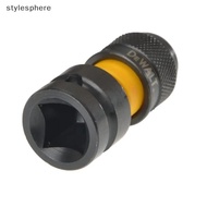 [] DT7508-QZ 1/4" Hex To 1/2" Square Impact Wrench Adapter Wrench Power Tool Accessories [th]