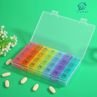 ✧Truman*28 Grid 7 Days Weekly Pill Case Medicine Tablet Dispenser Pill Box Splitter