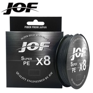 Tali Pancing PE Braided Fishing Line JOF 8X Casting Braided Fishing Line Ultra Sensitive Smooth Thin