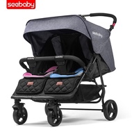 H-66/St. DebeT22Twin Baby Stroller Reclining Foldable Double Stroller Two-Child Stroller I6RF