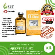 Injekvit B PLEX 50 ML 100 ML MEDION INJECTION VITAMIN B COMPLEKS 100ml VITAMIN CHICKEN COW GOAT HORS