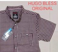 KEMEJA PRIA LENGAN PENDEK ORIGINAL HUGO BLESS// KEMEJA PRIA// KEMEJA ORIGINAL