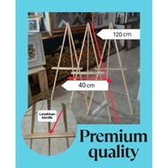 120cm WOODEN PHOTO STAND WEDDING EASEL WOODEN STAND STANDER ACRYLIC PAINTING FRAME WOODEN TRIPOD STA