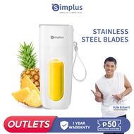 Simplus Portable Juicer Blender Fruit Juice Mixer USB Rechargeable 400ML Electric Fruit Juicer