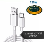 [120W 6A] Original Vivo Super Flash Charge 2.0 Y100 V30 Pro V27 V25 V23 V21 V23e 5G X50 X60 X70 iqoo