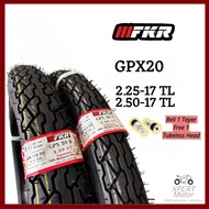 FKR Tubeless Tyre Tayar 225-17 250-17 GPX20 Bunga Sotong