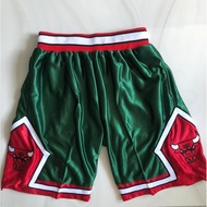 Full Embroidered Sport Pants All-Star Game Pants Magic 76ers Raptors Suns Bulls Lakers Heats Pocket 