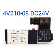 4V210-08BDC24V4V210-08A AC220V(5/2)PT1/4"(Airtac) Solidnoil valve