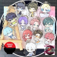 BLUE LOCK ver BABY ACTIVE keychain printed with kaiser nagi kurona hiori reo anime chibi mica acryli