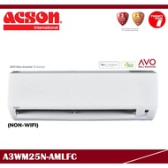 [ Delivered by Seller ] ACSON 2.5HP A3WM25N AVO Non-Inverter Air Conditioner / Aircond / Air Cond R32 (A3WM25N/A3LC25C)