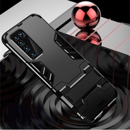 For Huawei P40 / P40 Pro / P30 / P30 Pro / P20 / P20 Pro Hybrid Dual Layer Rugged Shockproof Kickstand Protective Phone Case Cover