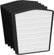 LP-HF550 True HEPA Filter Replacement Compatible with LivePure Bali Series LP550TH, LP550THP Multi-Room Whole House Air Purifier, Part Number LP550TH, LP550THP, 1 x HEPA Filter &amp; 4 x Activated Carbon