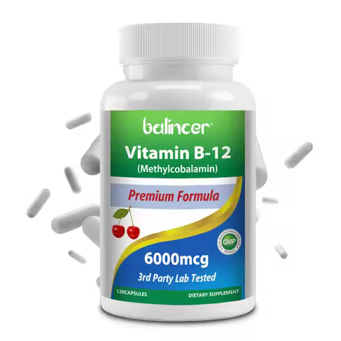 Vitamin B12 - Improve Mood, Improve Brain, Strengthen Nervous System, Increase Energy, Promote Metab