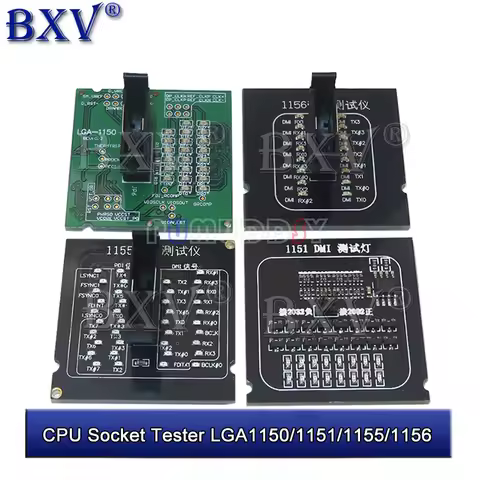 LGA1150 1151 1155 1156 CPU Socket Tester Dummy Load Fake Load With LED Indicator 1Sets New (LGA1150 