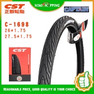 1PC CST Bicycle Tires for 16/26/27.5 Mountain Bike 26*1.50 1.75 MTB Tire 16x1-3/8 34-349 BLACK TIRE Ultralight Outer Tire  cycling Accessories