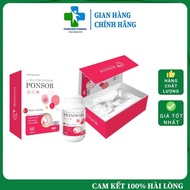 Viên Ngậm Trắng Da Glutathione 500mg Ponsor nhập Khải chính hãng (60v)