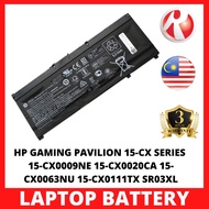 HP GAMING PAVILION 15-CX SERIES 15-CX0009NE 15-CX0020CA 15-CX0063NU 15-CX0111TX SR03XL LAPTOP BATTERY REPLACEMENT