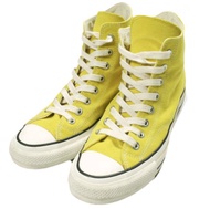二手 CONVERSE ADDICT Chuck Taylor 帆布高筒運動鞋，尺寸 1CL573， 5(27cm)，芥末黃。