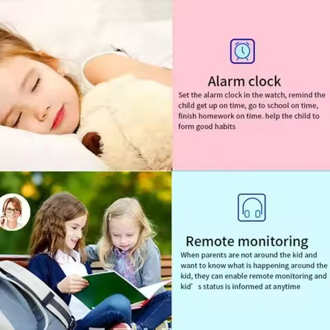 VIVO 2026 4G Watch Kids GPS WiFi Location Video Call SOS Alert Tracker Monitor IP67 Waterproof Child