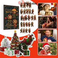 RunSabai Bigfoot Edition Advent Calendar 2025, 24 Unique Sasquatch Ornaments, Advent Calendar 2025, 