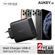 Aukey Amp 36W Power Delivery Wall Charger For Iphone - 500406