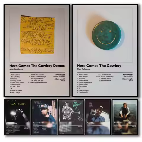 Rapper M-Mac DeMarco Album Poster PP Wall Decor Posters Celebrity Music Art Prints Bedroom Office Gi