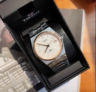 TISSOT 天梭 PRX 白面錶盤 銀色鋼帶 Powermatic80自動機械錶 40mm (T1374072103100)