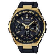 Casio G-Shock Gst-S100G-1A Analog Digital Solar Resin Band Black Gold Sport Watch