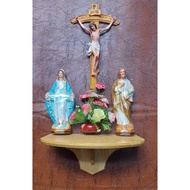 Mother Holy 30cm (Blue) Statue Altar Set 40cm cnan cnan Statue, 40cm Wooden Shelf (mini combo) Low Ceiling