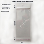 OPP PLASTIC DISPLAY/ STICKER 7x12~8x12