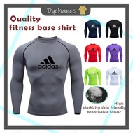 Sports T Shirt Compression Shirts Quick Drying Tight Shirt for Men Base Tight Tops Shirt Stretch and