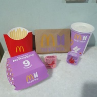 McDonald x bts meal packaging only