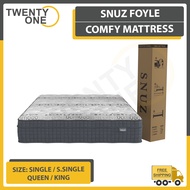 SNUZ FOYLE Latex Pocketed Spring Mattress 11 Inch (Single 3Ft / Super Single 3.5Ft / Queen 5Ft / King 6Ft)