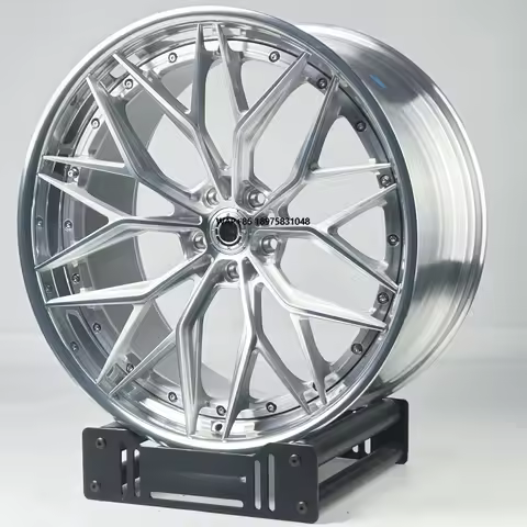 5x120.65 Wheels for C8 C7 C6 C5 ZR1 Z06 19 20 21 22 Inch Rims Concave Brushed Alloy Forged 2 Piece W