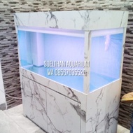 Unik Aquarium dan Lemari 120x50x50 Minimalis Limited