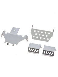 Stainless Steel Metal Bumper Chassis Armor Protection Skid Plate for Wltoys 104006 104010 104020 104