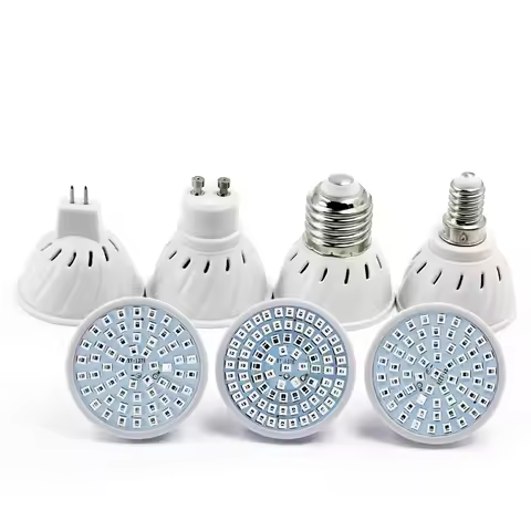 Full Spectrum cfl LED Grow Light Lampada E27 E14 MR16 GU10 220V Indoor Plant Lamp Flowering Hydropon