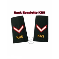 [TKRS Krs] Badge Patch Cadet Youth School Uniform Kokurikulum Kawad (RANK EPAULETTE RANK)