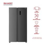 (Bulky) Sharp 599L 2 Door Refrigerator SJ-SS60E-DS