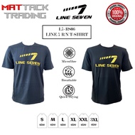🔥RESTOCK🔥 ORIGINAL LINE SEVEN UNISEX ROUND NECK T-SHIRT l BAJU KASUAL LINE 7  [L7-RS06/RS07]