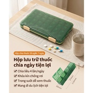 28 Days 7 Days Medicine Storage Box - Vietnamese Week Medicine Box - Convenient Medicine Box for the