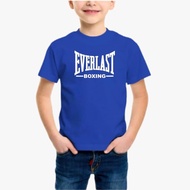 BAJU BUDAK EVERLÄST B0XING KIDS SHORT SLEEVE T-SHIRT 100% COTTON 1-14YEARS PREMIUM QUALITY 190GSM RE